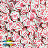 Christmas Tree Snack Cakes Polymer Clay Slices ~ 2 Sizes