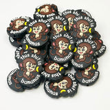 This Sh*t is Bananas Monkey Silicone Focal Bead