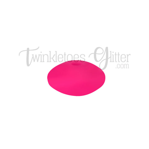 12mm Lentil Silicone Spacer Beads ~ Hot Pink