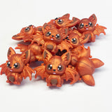 3D Bat Silicone Focal Bead ~ 6 Colors