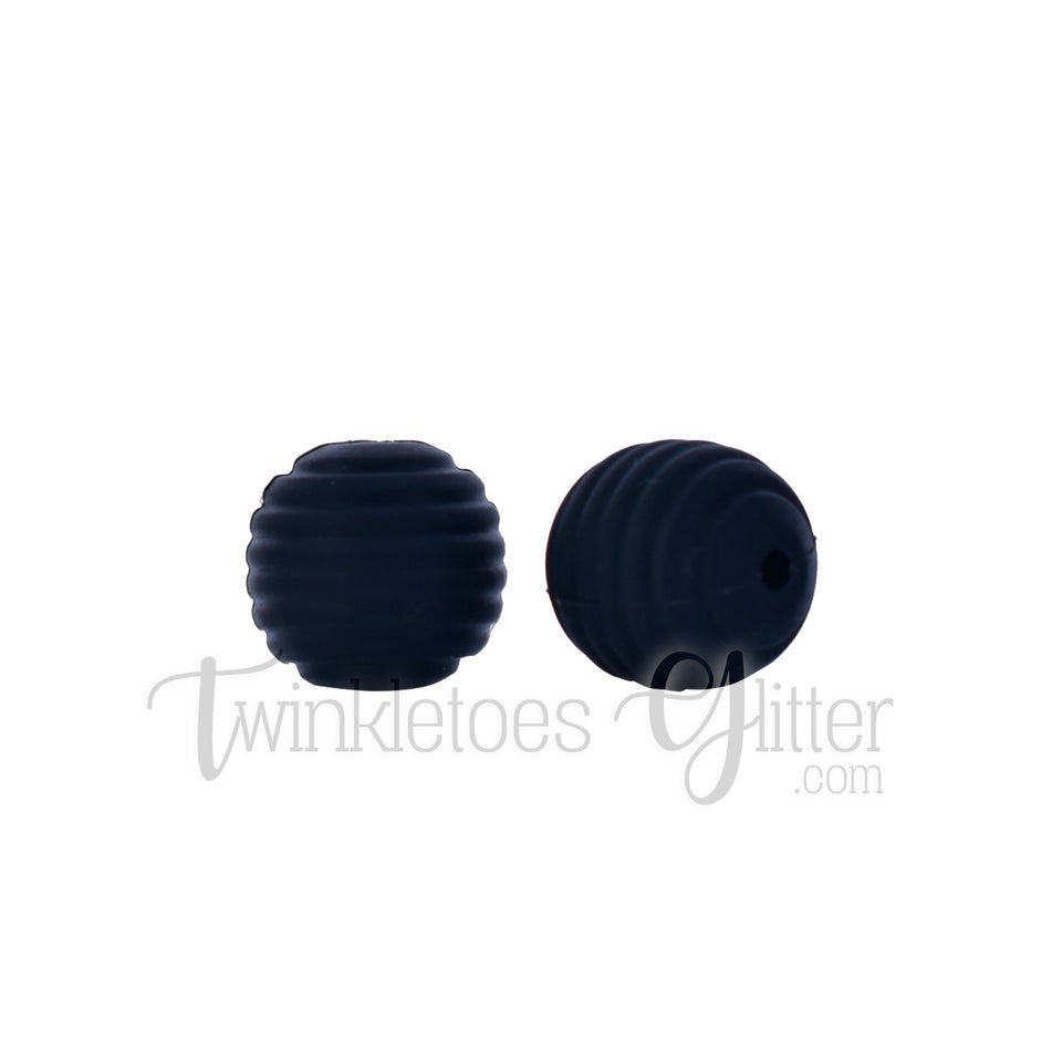 Silicone Beehive (Spiral) Beads - 15mm