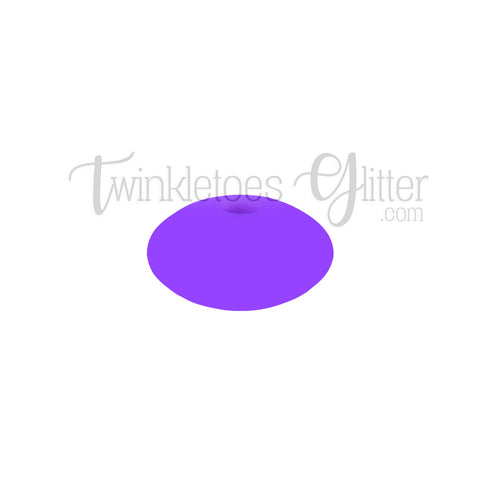 12mm Lentil Silicone Spacer Beads ~ Light Purple