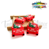 Christmas Truck Silicone Focal Bead