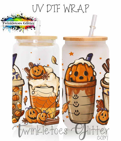 Candy Corn Coffee Lovers #2 UV Can Wrap