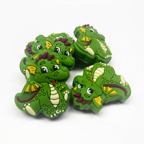 Dragon Silicone Focal Bead  ~ 6 Colors