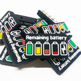 Remaining Battery Gauge Silicone Focal Bead