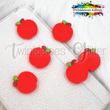 Apple Silicone Focal Bead