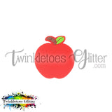 Apple Silicone Focal Bead