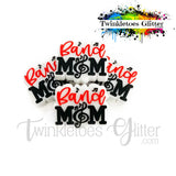 Band Mom Silicone Focal Bead