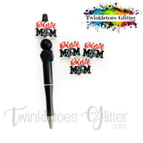 Band Mom Silicone Focal Bead