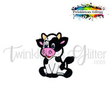 Cow Silicone Focal Bead Bead