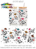 Cow Print Ghosts w/Hats UV Can Wrap