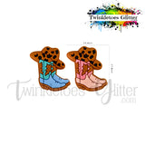 Cowboy Hat on Boots Silicone Focal Bead