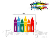 Crayons Silicone Focal Bead