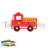 Fire Truck Silicone Focal Bead