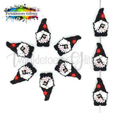 Halloween Gnome w/Bloody Knife Silicone Focal Bead
