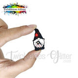 Halloween Gnome w/Bloody Knife Silicone Focal Bead