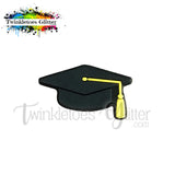 Graduation Cap Silicone Focal Bead