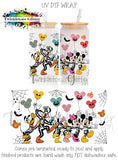 Mouse and Friends Skeletons w/Balloons UV Can Wrap