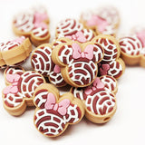 Mouse Concha ~ Pink Focal Bead