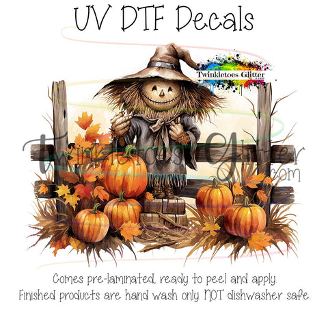Fall Scarecrows #1 ~ UV Decal