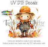 The Cutest Little Scarecrow #1 ~ UV Decal