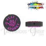 Stay Spooky Silicone Focal Bead