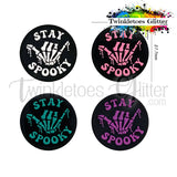 Stay Spooky Silicone Focal Bead