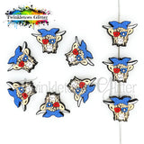 Cow w/USA Bandana Silicone Focal Bead