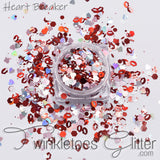 Heart Breaker Shape Glitter Mix