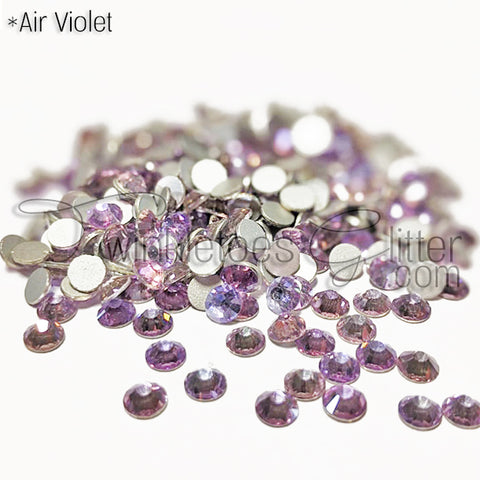 Flatback Rhinestones ~ Air Violet ~ 4 Sizes