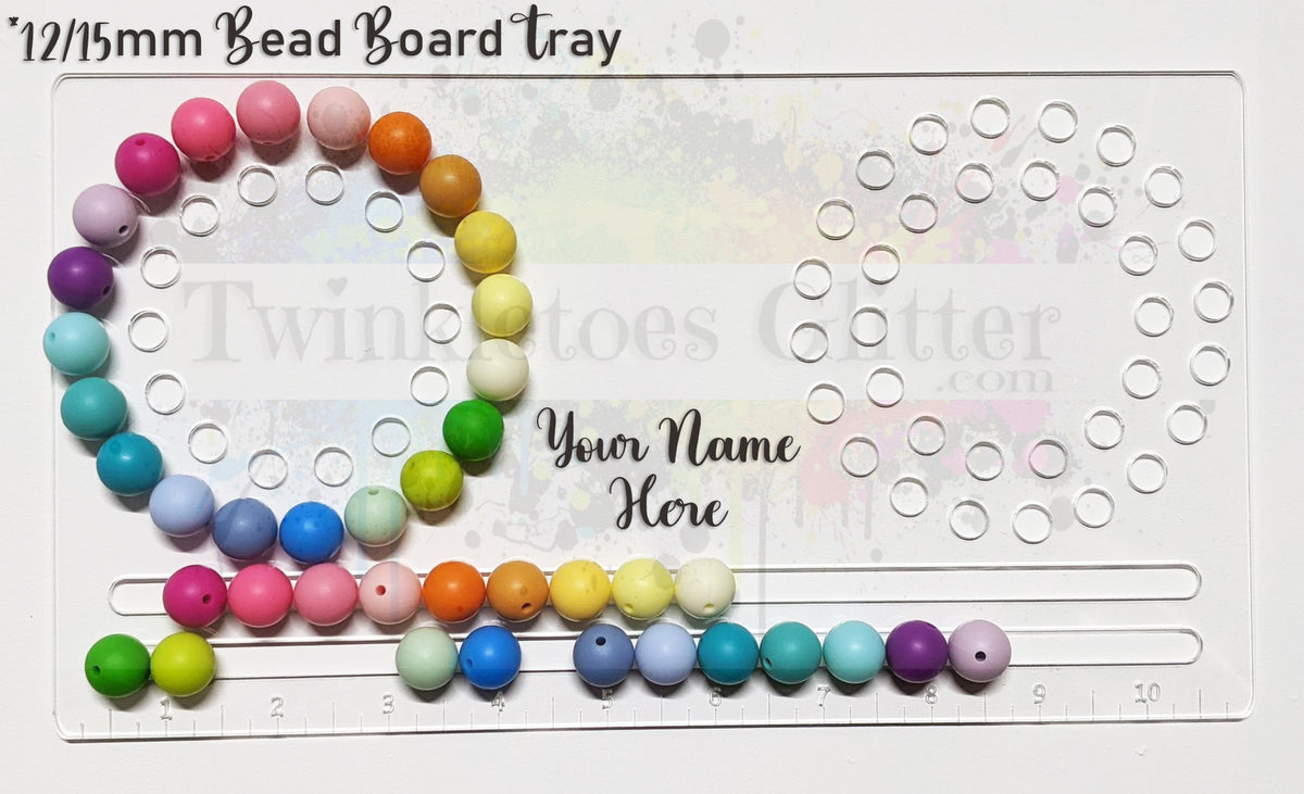 Acrylic Bead Board ~ Can be personalized! – Twinkletoes Glitter and More