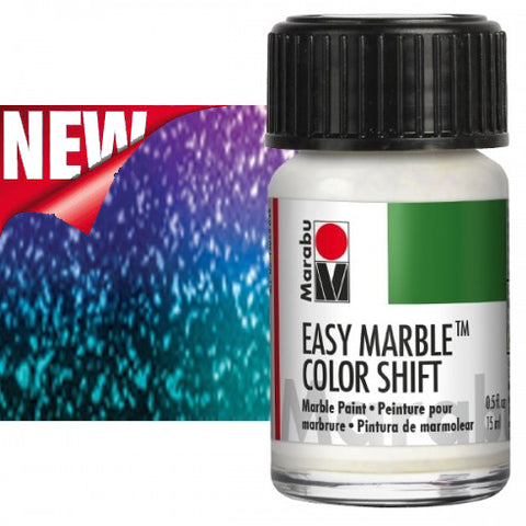 Colorshift Glitter Violet/Blue/Green - Marabu Easy Marble Paints