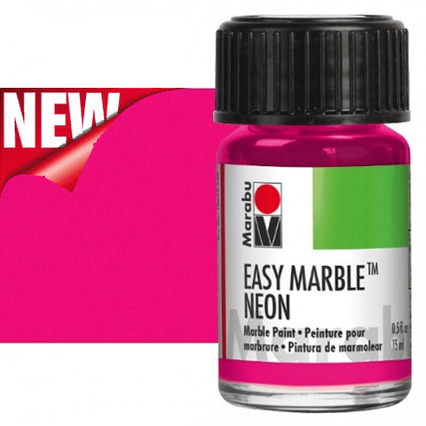 Neon Pink - Marabu Easy Marble Paints