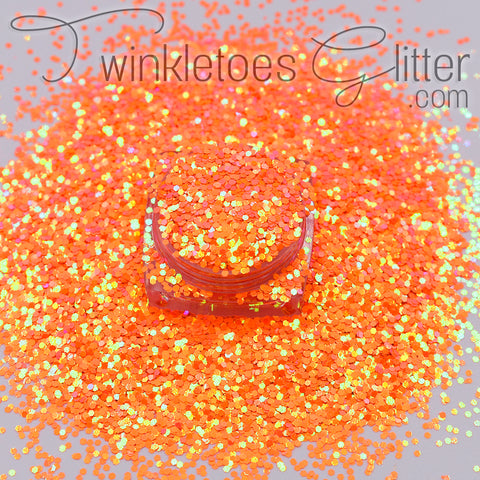 Orange Slice Small Chunky Glitter