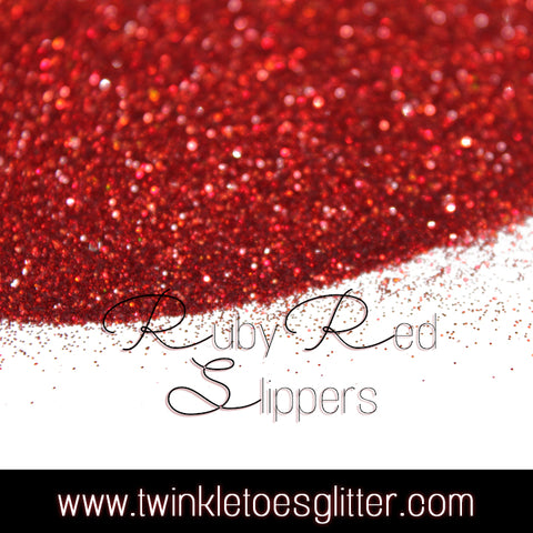 Ruby Red Slippers - Ultra Fine Holographic Glitter - 1/128