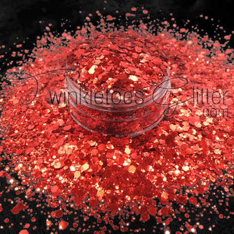 Scarlet Chunky Glitter Mix