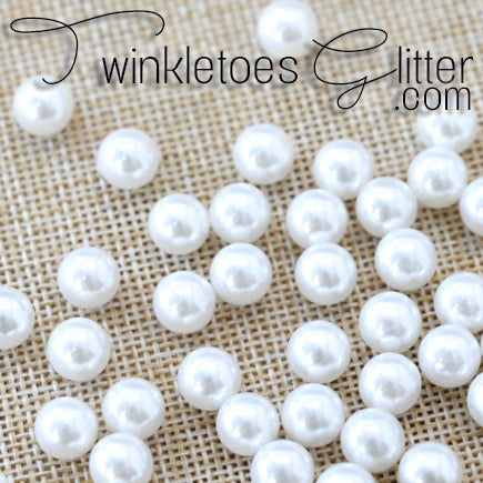 Round Pearls, no Hole ~ 5 Sizes
