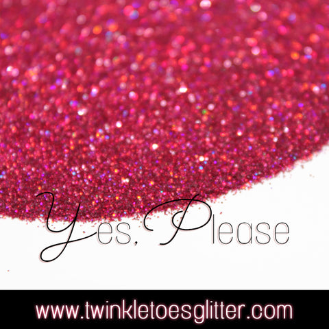 Yes, Please - Ultra Fine Holographic Glitter - 1/128