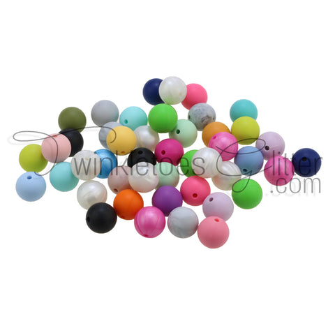 Silicone Beads ~ 10mm Rounds ~ 45+ colors