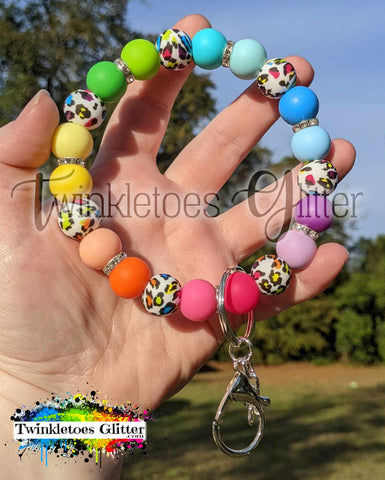 Silicone Beaded Wristlet Kit #004