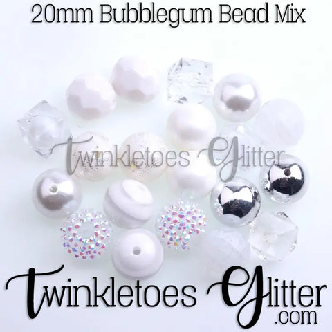 Bubblegum 20mm Bead Mix ~ M-009