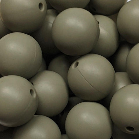 15mm Round Silicone Beads ~ Trout
