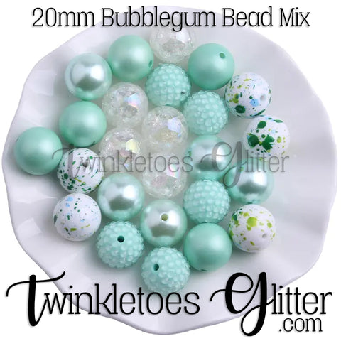 Bubblegum 20mm Bead Mix ~ M-063