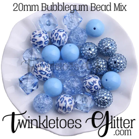 Bubblegum 20mm Bead Mix ~ M-066