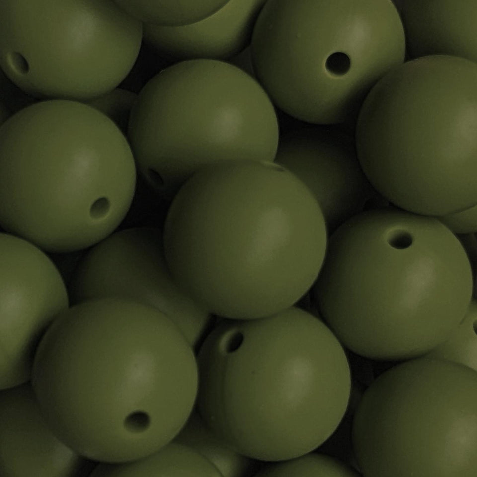 Silicone Solid Beads - 15mm