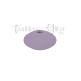 12mm Lentil Silicone Spacer Beads ~ Twilight Purple