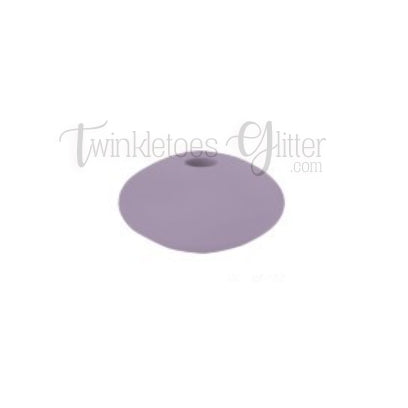 12mm Lentil Silicone Spacer Beads ~ Twilight Purple