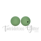 15mm Round Silicone Beads ~ Seal