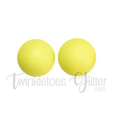 15mm Round Silicone Beads ~ Sunshine